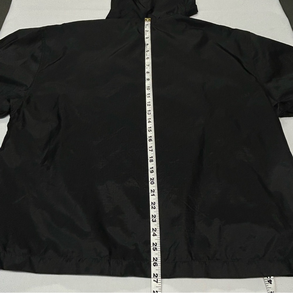Vintage Disney Winnie the Pooh Adult Windbreaker Rain Jacket Sz M Hood Zip Y2k - Picture 13 of 15